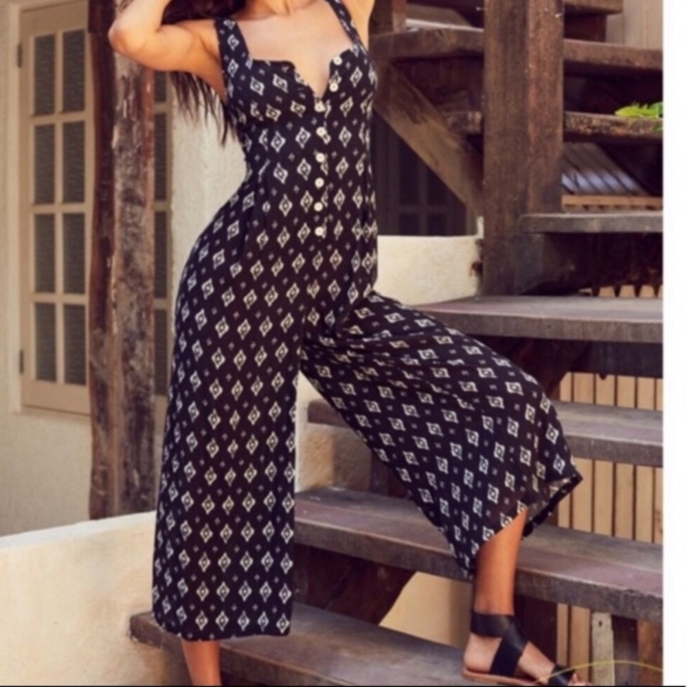 Urban Outfitters Boho Patterned Jumpsuit